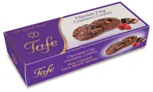 Tafe Chocolate Chips Cranberry Cookies Carton Box 140g - código 365