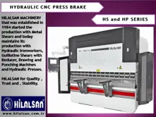 Hydraulic Cnc Press Brake HP