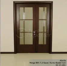 Porta de madeira Almila Glazed