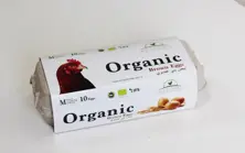 Tray of 10 Organic Eggs