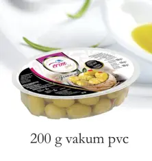 green olives 200 gr vacuum pvc