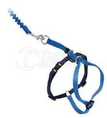 Easy Walk Cat Harness 33 - 46 Cm Large Blue Cat Leash - Keewchkgtlm