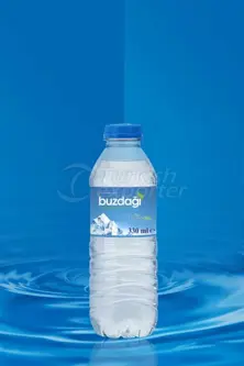 Botella de plástico agua 330ML