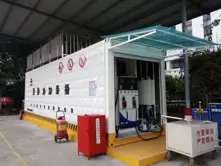 Portable Container Fuel Station