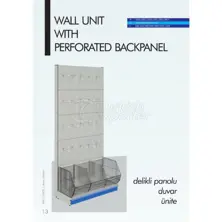 Wall Unit with Perforated Backpanel