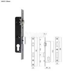 Aluminium Door Mortise Locks 10055