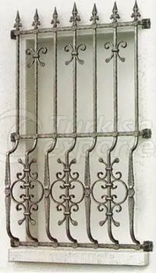 wrought iron window bars