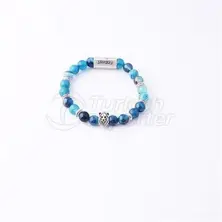 Blue Color Natural Stone Bracelet f3d5