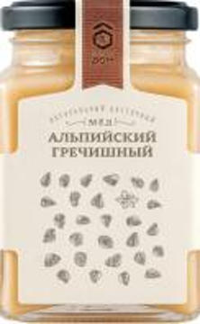 Мёд "МЕДОВЫЙ ДОМ", натуральный цветочный монофлорный Альпийский гречишный, 320 г.