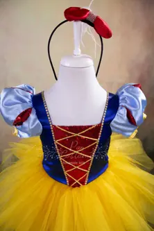 Snow White Mini Tutu Outfit Yellow Skirt
