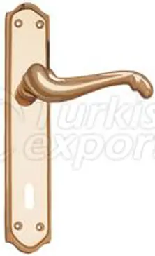 Leo Brass Door Handle