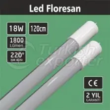 LEDAY Led Fluorescente 18W - 120cm - Branco 6500K