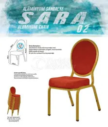 Aluminum Banquet Chairs SARA02