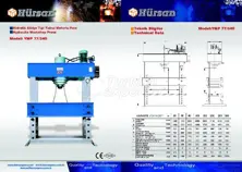 Hydraulic Workshop Type Press With Singular Motor
