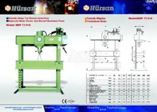 Hydraulic Motor Driven And Manuel Workshop Type Press
