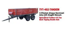 TYT-402 Trailer Back Tipping Double Axle