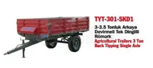 TYT-301 Trailer Back Tipping Single Axle