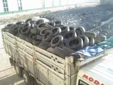 pneu para ser reciclado