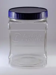 110 mm Glass Jar Plastic