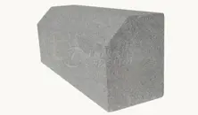 Bordado biselado com basalto