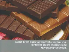 For Tablet Cream Chocalate and Quverture Production