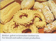 For Biscuit and Wafers Cream Production