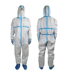 Disposable Medical Coverall - Striped
