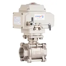 ELECTRIC ACTUATOR WITH BALL VALVE