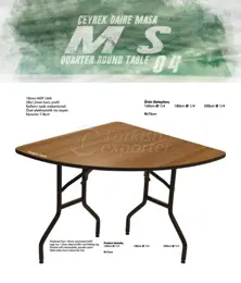 Table pliante MS04