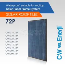 Telha de telhado solar CWT 72P 300-335 Wp