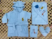 Baby Bathrobe Set