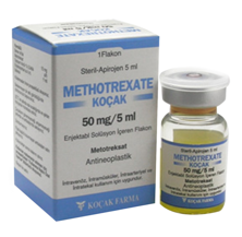 METHOTREXATE - KOCAK 50 MG / 5 ML & 500mg / 20ml vial