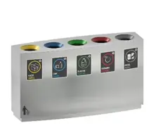 Zero Waste Recycle Bin Set 2,3,4,5 Compartments SRB 125P
