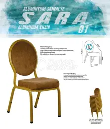 Alüminyum Banket Sandalyeler SARA01