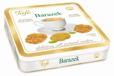 Tafe Barazek Biscuits croustillants au sésame avec pistache en boîte métallique 380g - Code 273