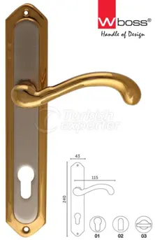 Punho de porta de bronze ideal
