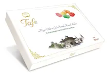 Caixa de presente de frutas mistas Tafe Turkish Delight 300g - código 506 (Lokum)