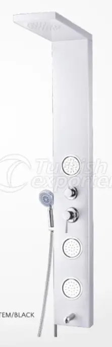 Système d'hydromassage rond complexe blanc