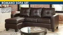 Romano Sofa Set