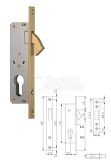 Aluminium Door Mortise Locks 10201-BP