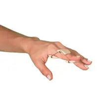 Férula de dedo y botón