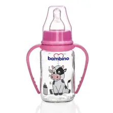 Glass Handled Feeding Bottle