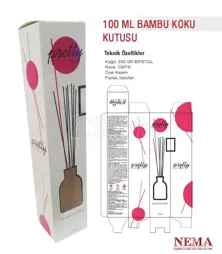 Caja de aroma de bambú de 100 ml