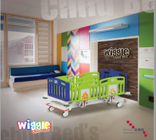 WIGGLE  CHILD BED (4 Motors) (WITH BED EXTENSION)