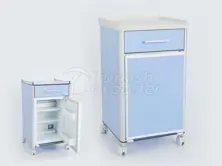 Bed Side Cabinet Compact With Refrigerator