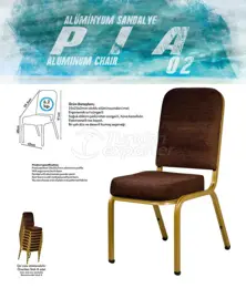 Alüminyum Banket Sandalyeler PİA02