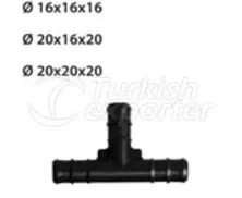 Round Drop Irrigation System Fittings TE Dovetail