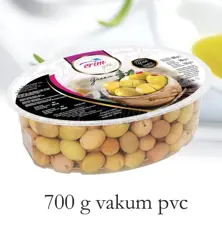green olives 700gr vacuum pvc