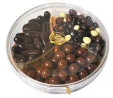 Tafe Coberto de Chocolate Mix Dragees Caixa Plástica 120g - Código 1137