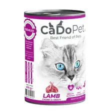 CaDoPet Влажный корм для кошек 400 г с бараниной